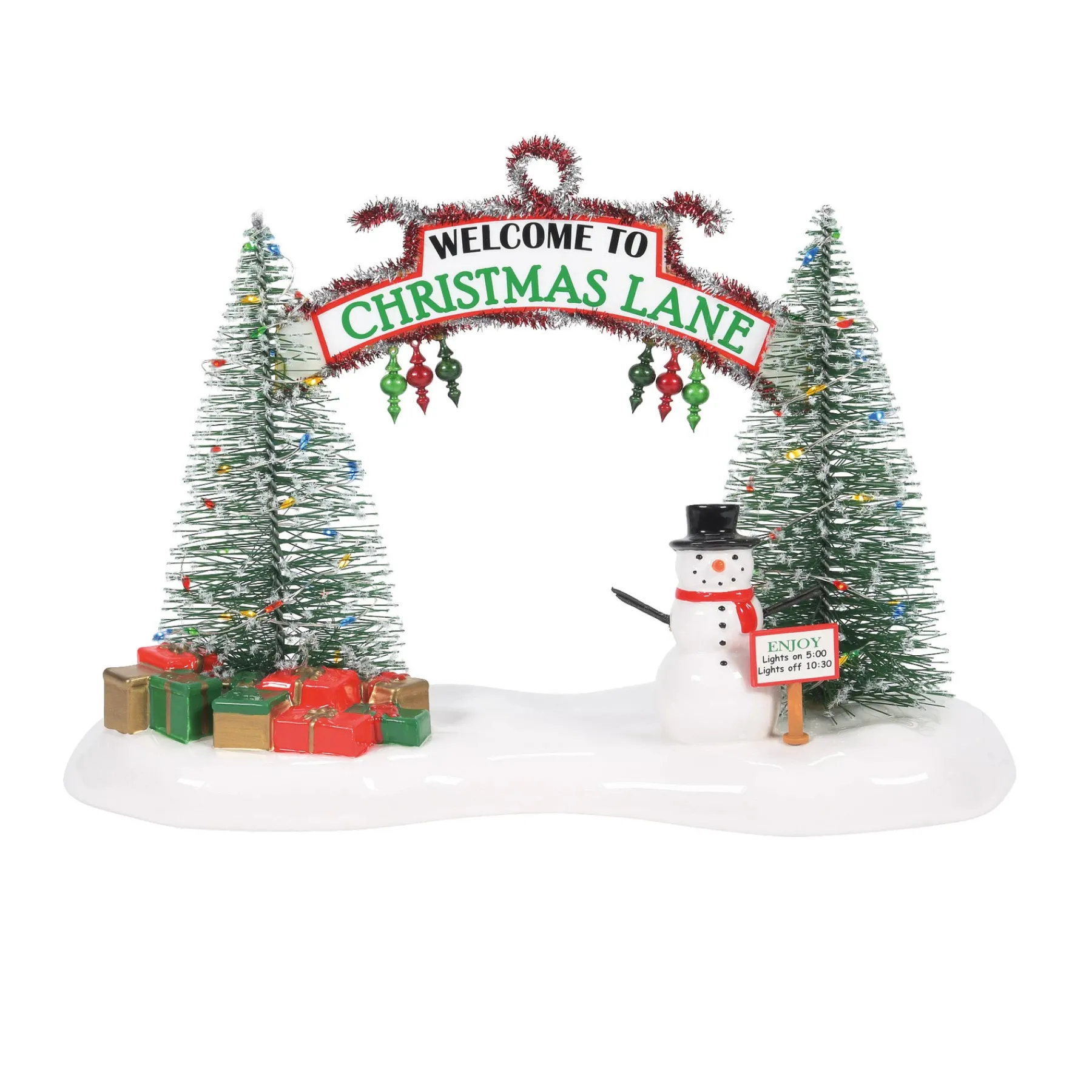 Department 56 The Original Snow Village|A Festive Christmas Gate