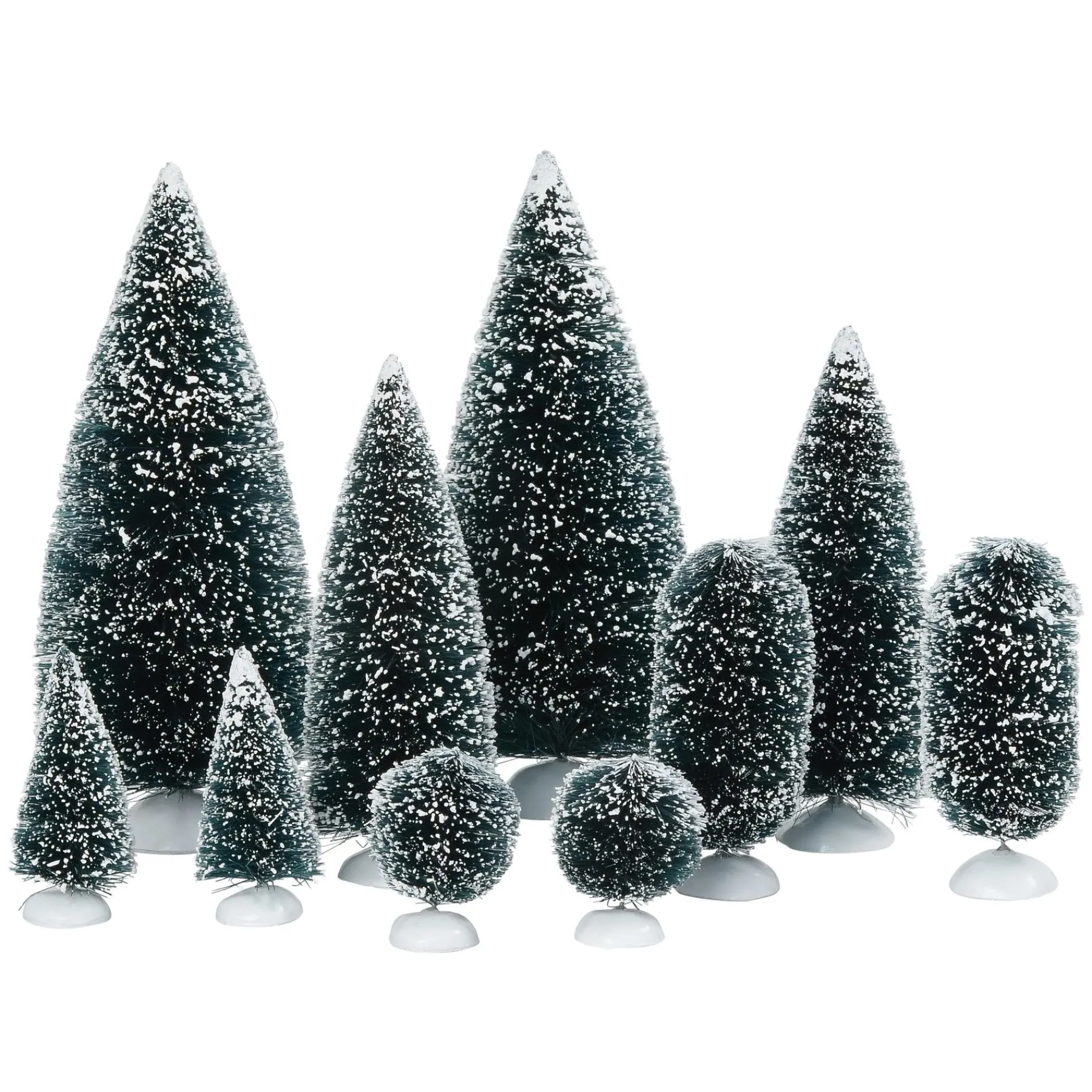 Department 56 Village Accessories|Bag-O-Frosted Topiaries, Small