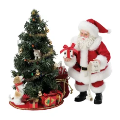 Department 56 Santa & His Pets|Barking Up the Tree