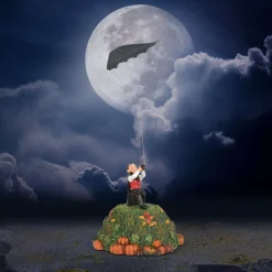 Department 56 Halloween Village Accessories|Bat Kite Fright