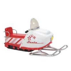 Department 56 Village Accessories|Candy Cane Snowmobile