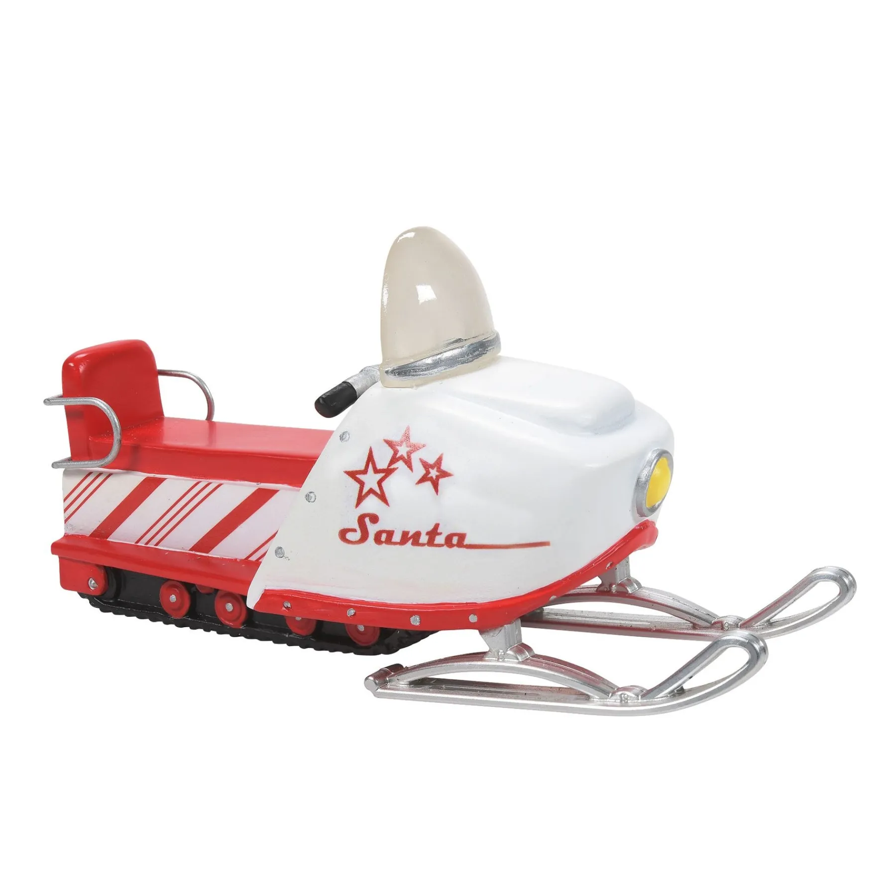 Department 56 Village Accessories|Candy Cane Snowmobile
