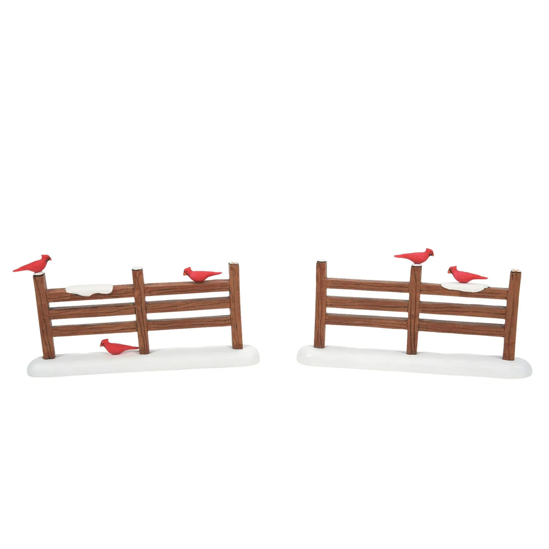 Department 56 Village Accessories|Cardinal Christmas Fence