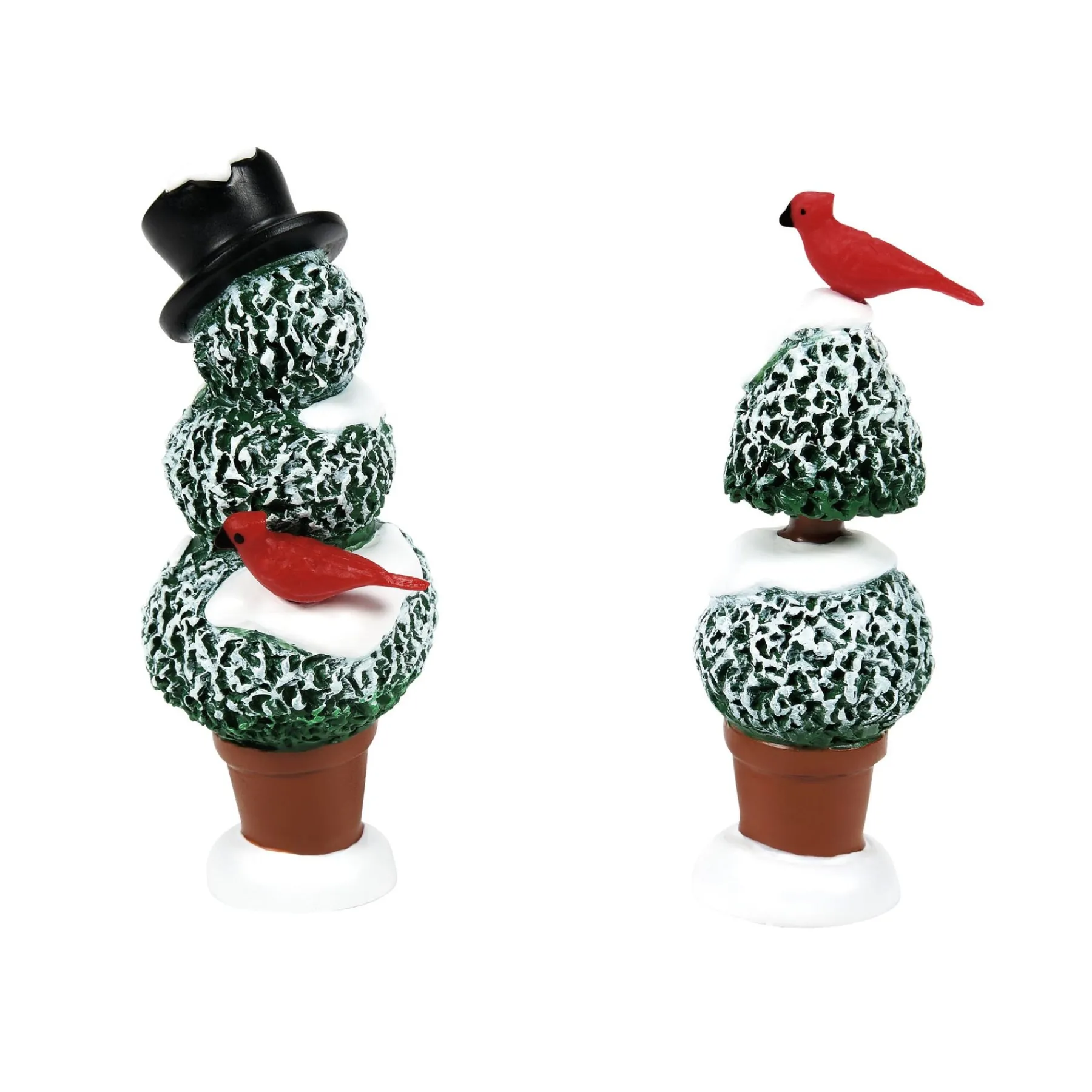 Department 56 Village Accessories|Cardinal Topiaries S/2