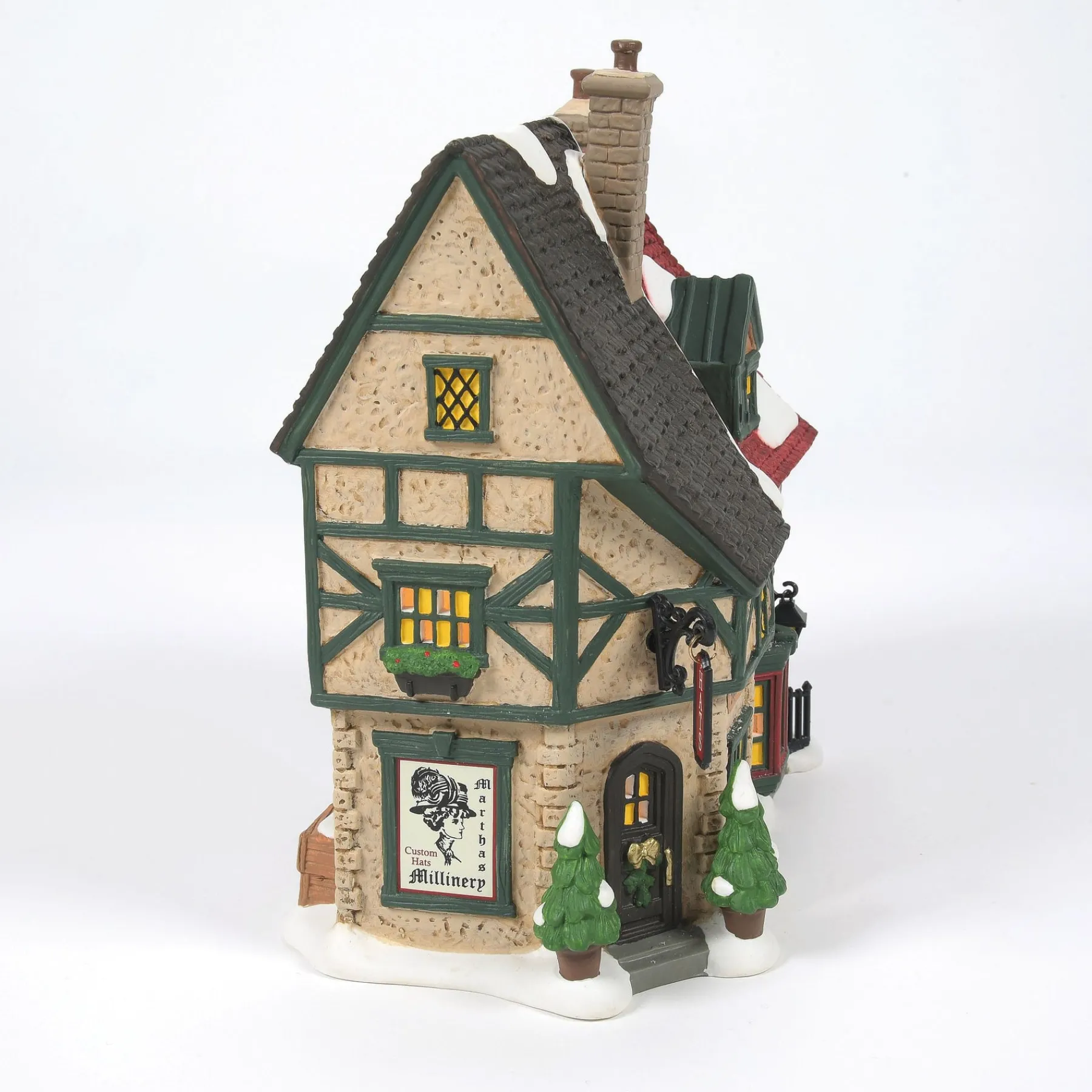 Department 56 Dickens' A Christmas Carol|Christmas Carol Cornhill Shops