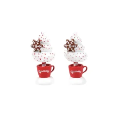 Department 56 Village Accessories|Cocoa & Cream Topiary S/2