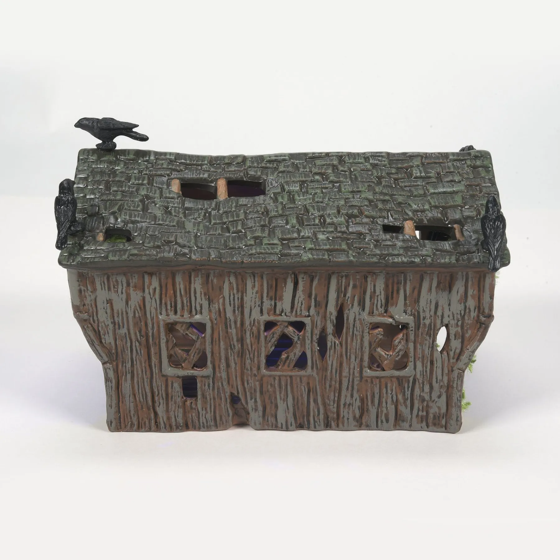 Department 56 Halloween Village Accessories|Crow Creek Covered Bridge