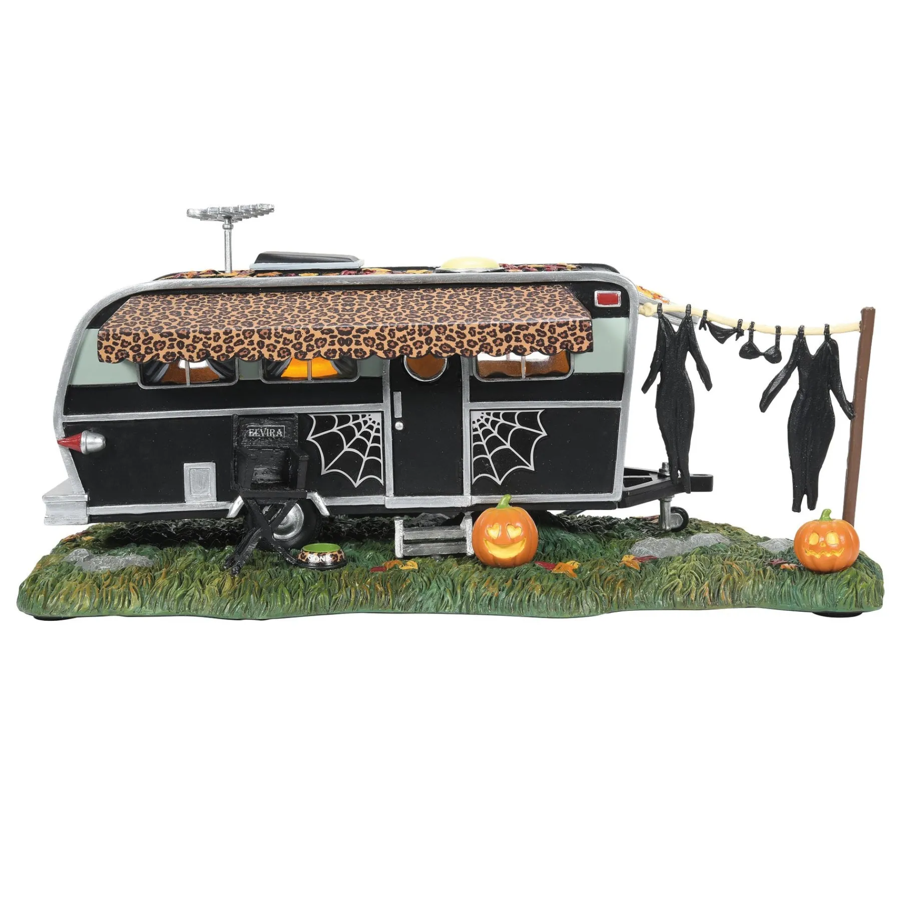 Department 56 Hot Properties Village|Elvira's Celebrity Trailer