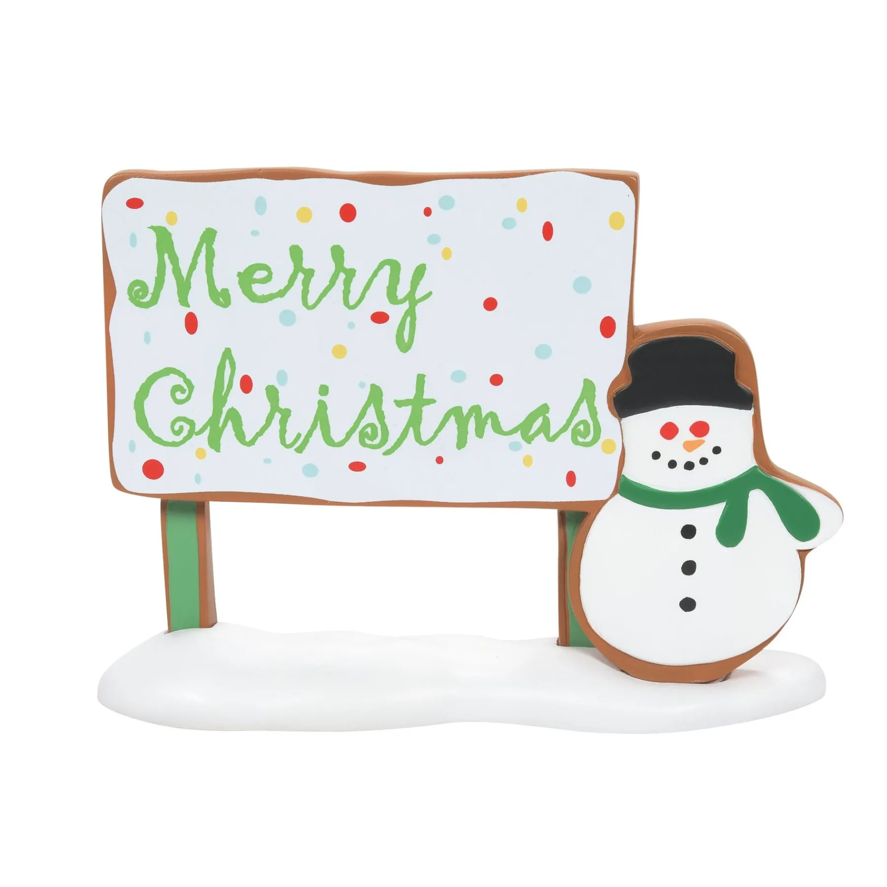 Department 56 Village Accessories|Gingerbread Christmas Billboar