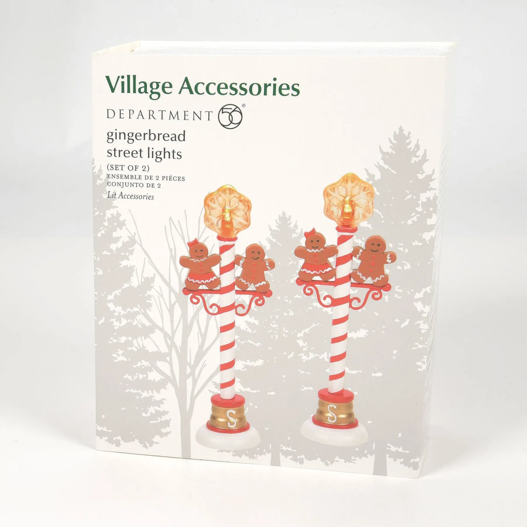 Department 56 Village Accessories|Gingerbread Street Lights