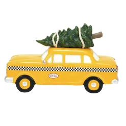 Department 56 Christmas In The City Series|Hailing Christmas Cab
