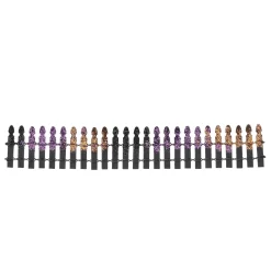 Department 56 Halloween Village Accessories|Halloween Glitter Fence