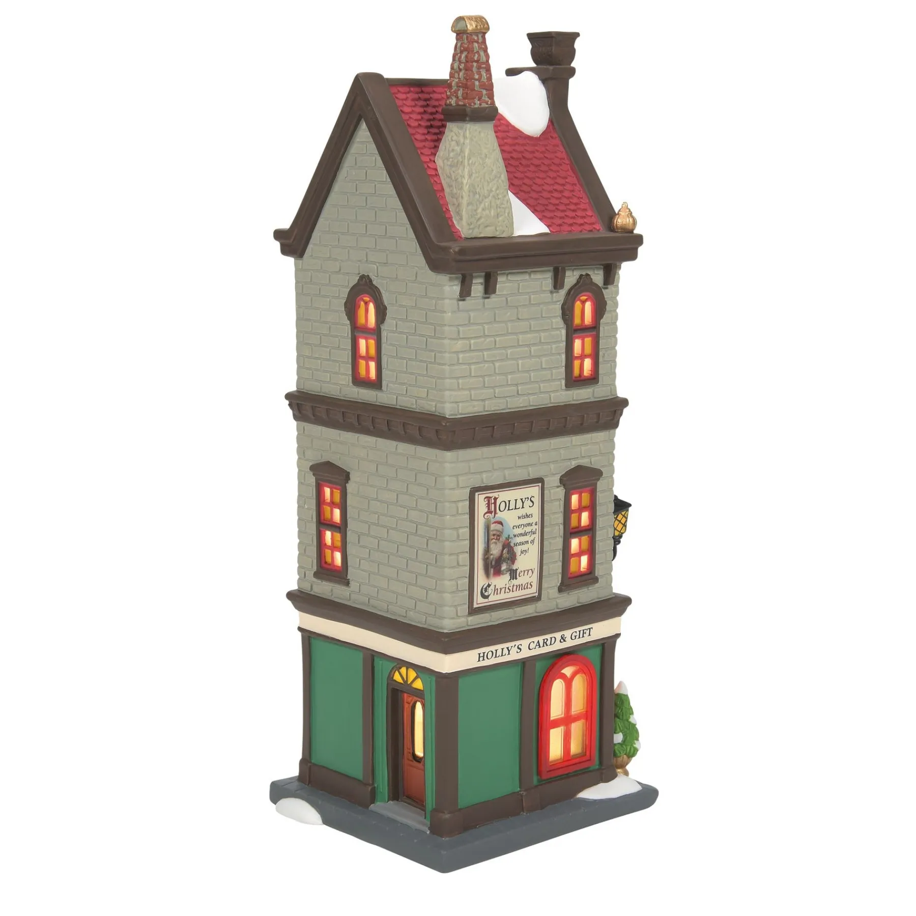 Department 56 Christmas In The City Series|Holly's Card & Gift