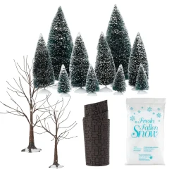 Department 56 Village Accessories|Landscape Trees Snow Road