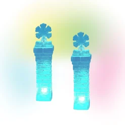 Department 56 Village Accessories|Lit Ice Castle Corners