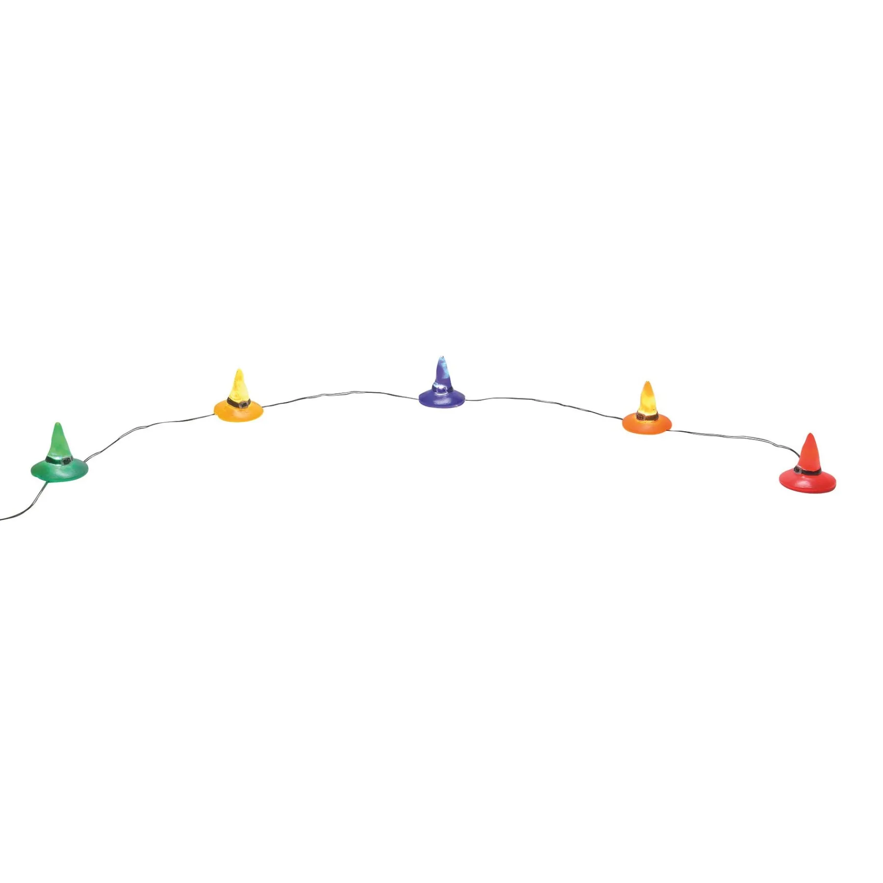 Department 56 Halloween Village Accessories|Lit Witch Hat String of Lights