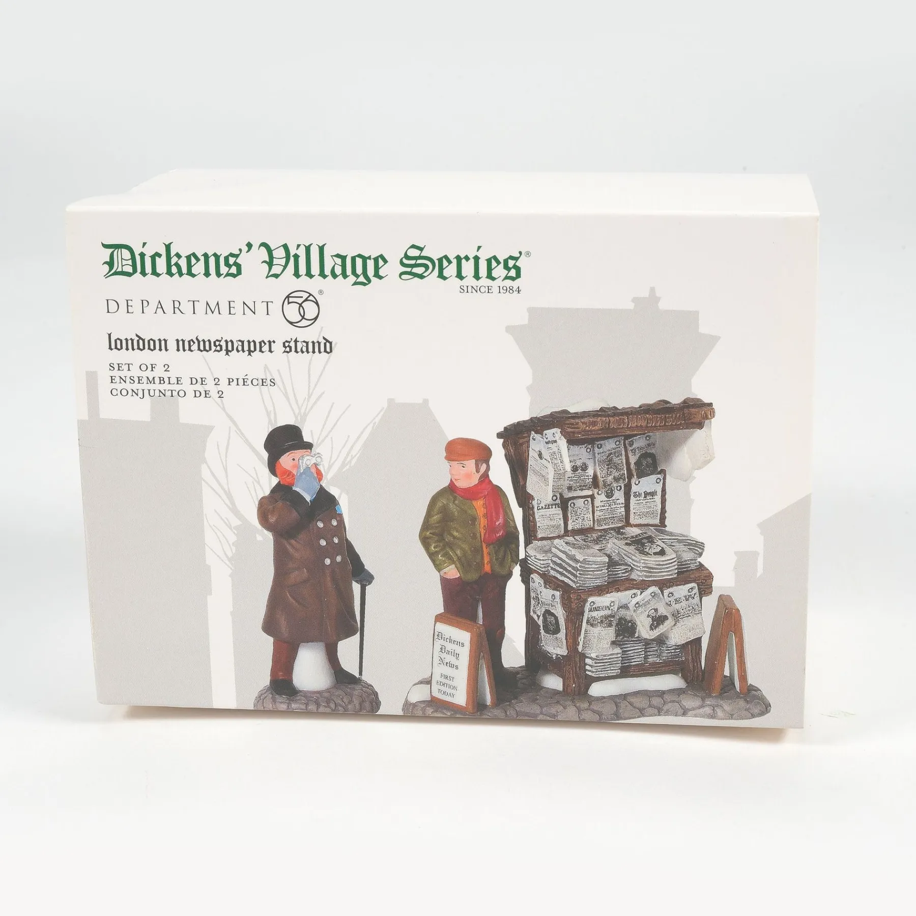 Department 56 Dickens Village Series|London Newspaper Stand