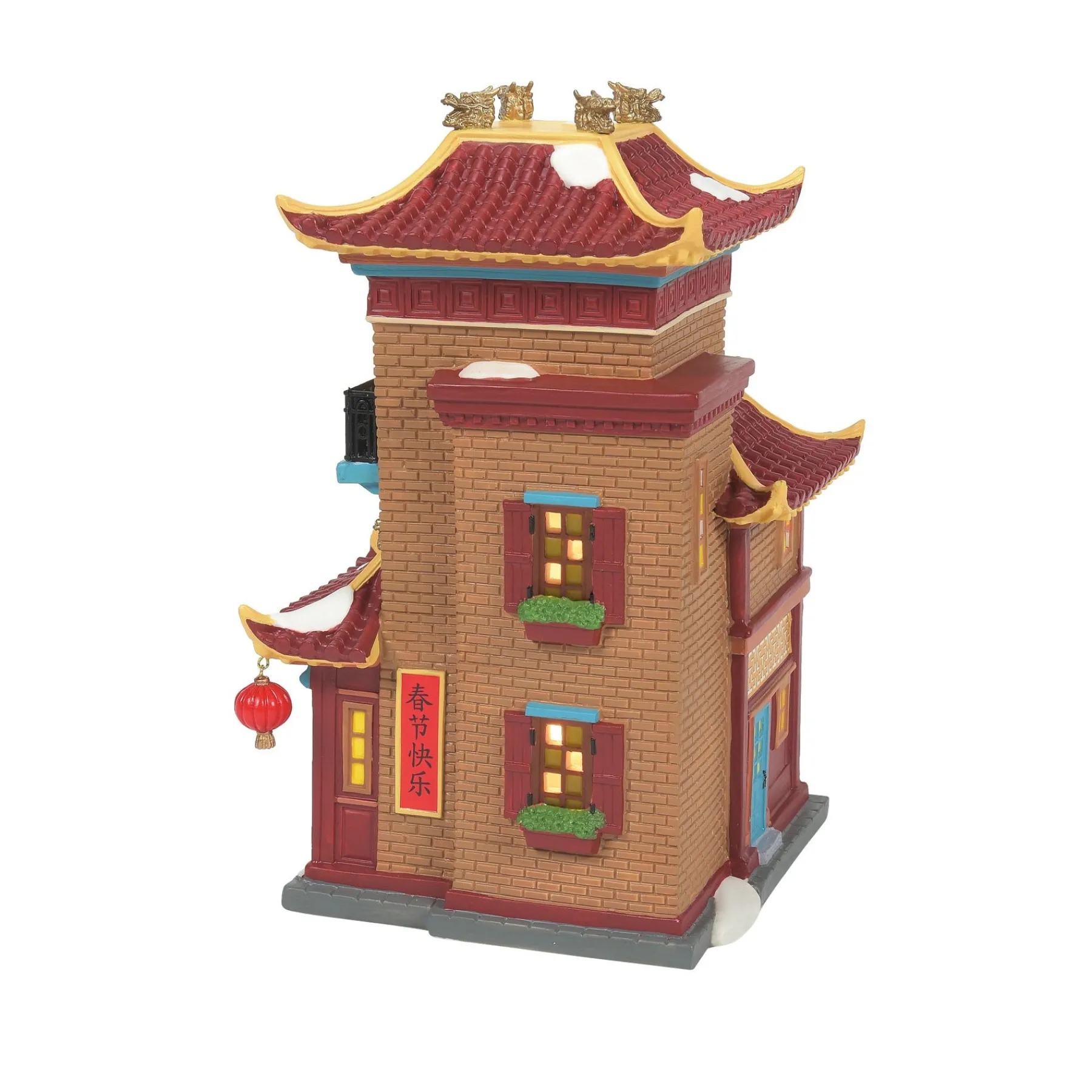 Department 56 Christmas In The City Series|Lunar Dragon Tea House
