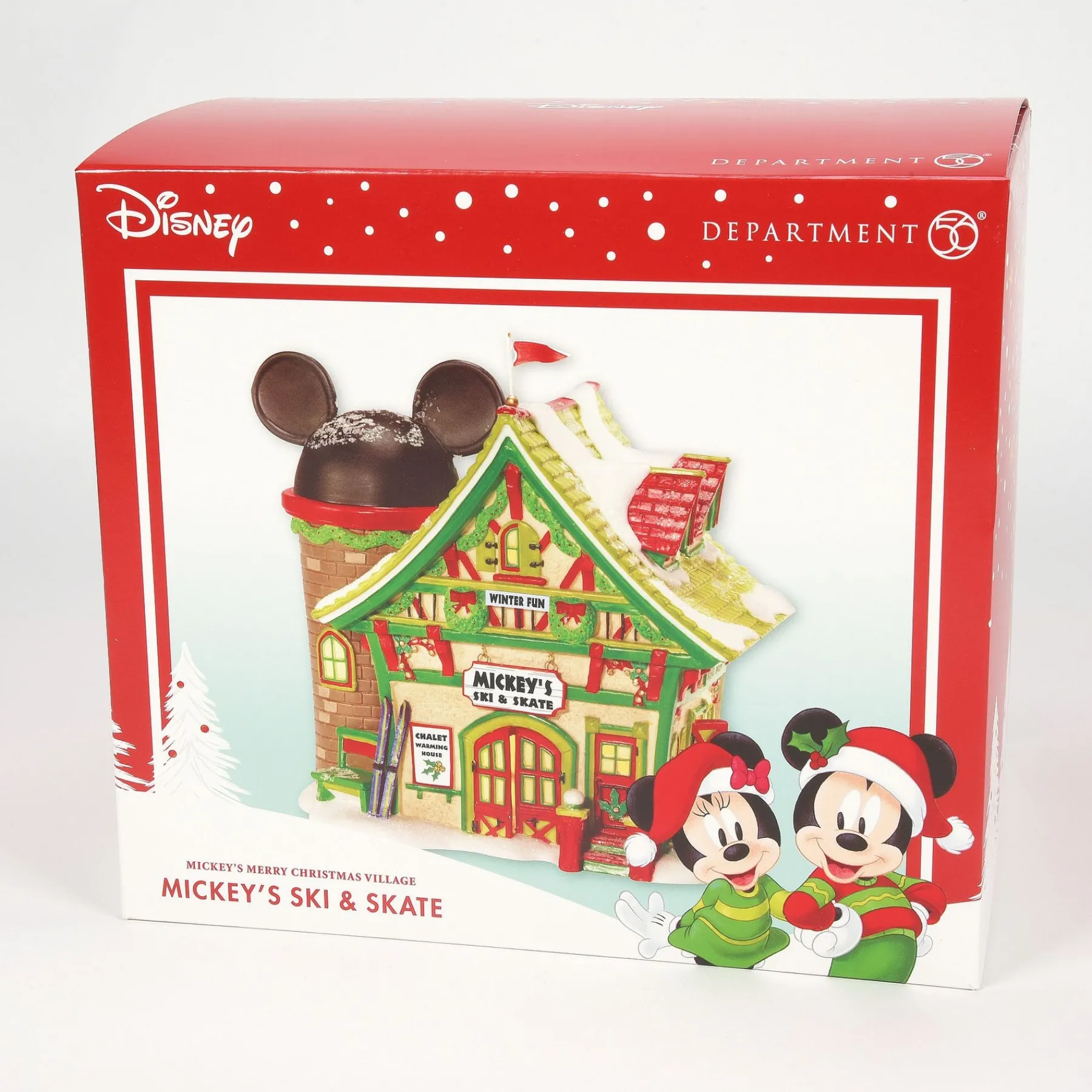 Department 56 Disney Village|Mickey's Ski And Skate