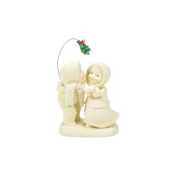 Department 56 Snowbabies Classic Collection|Snowbabies Christmas Jubilee Collection|Mistletoe Kisses