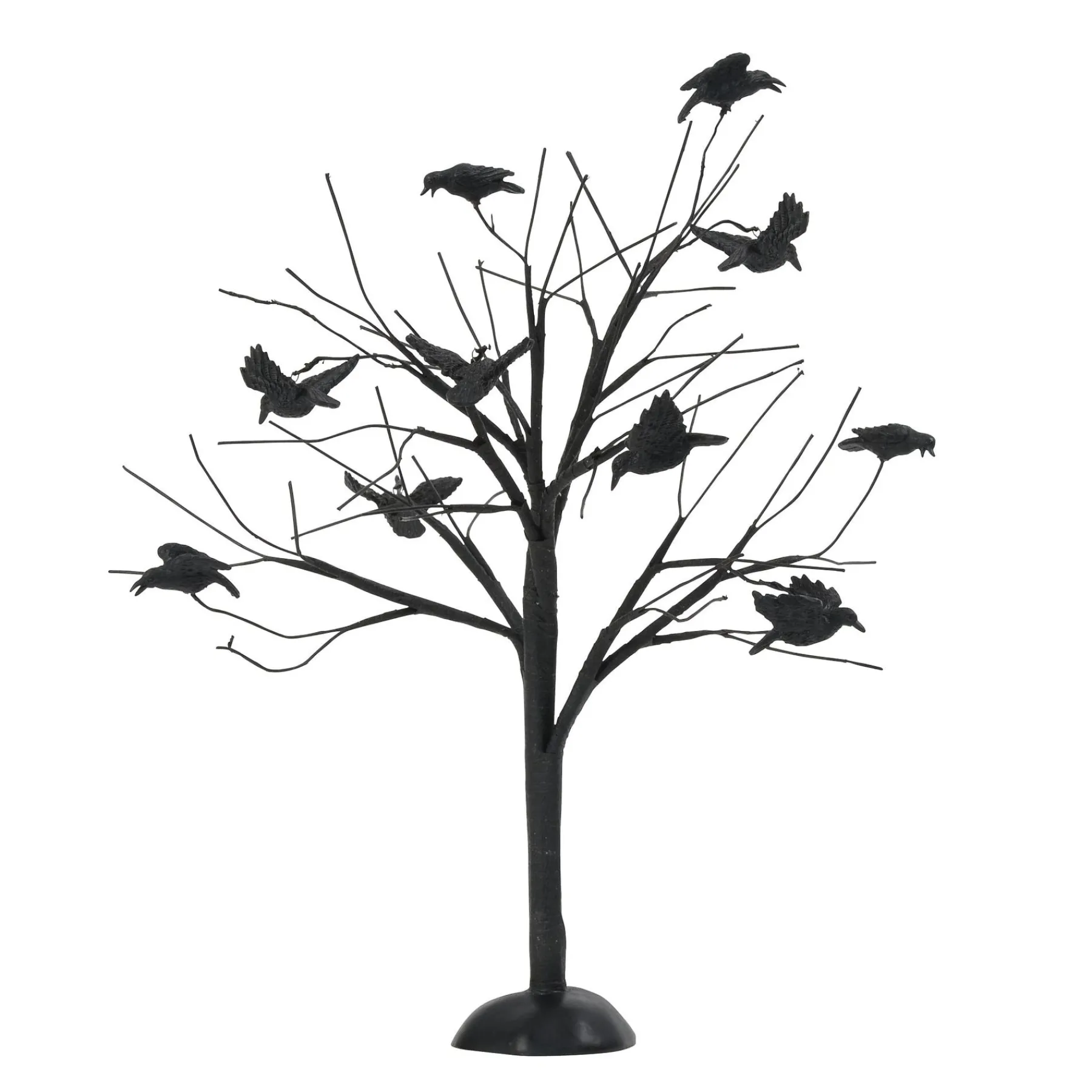 Department 56 Halloween Village Accessories|Murder Of Crows, Tree