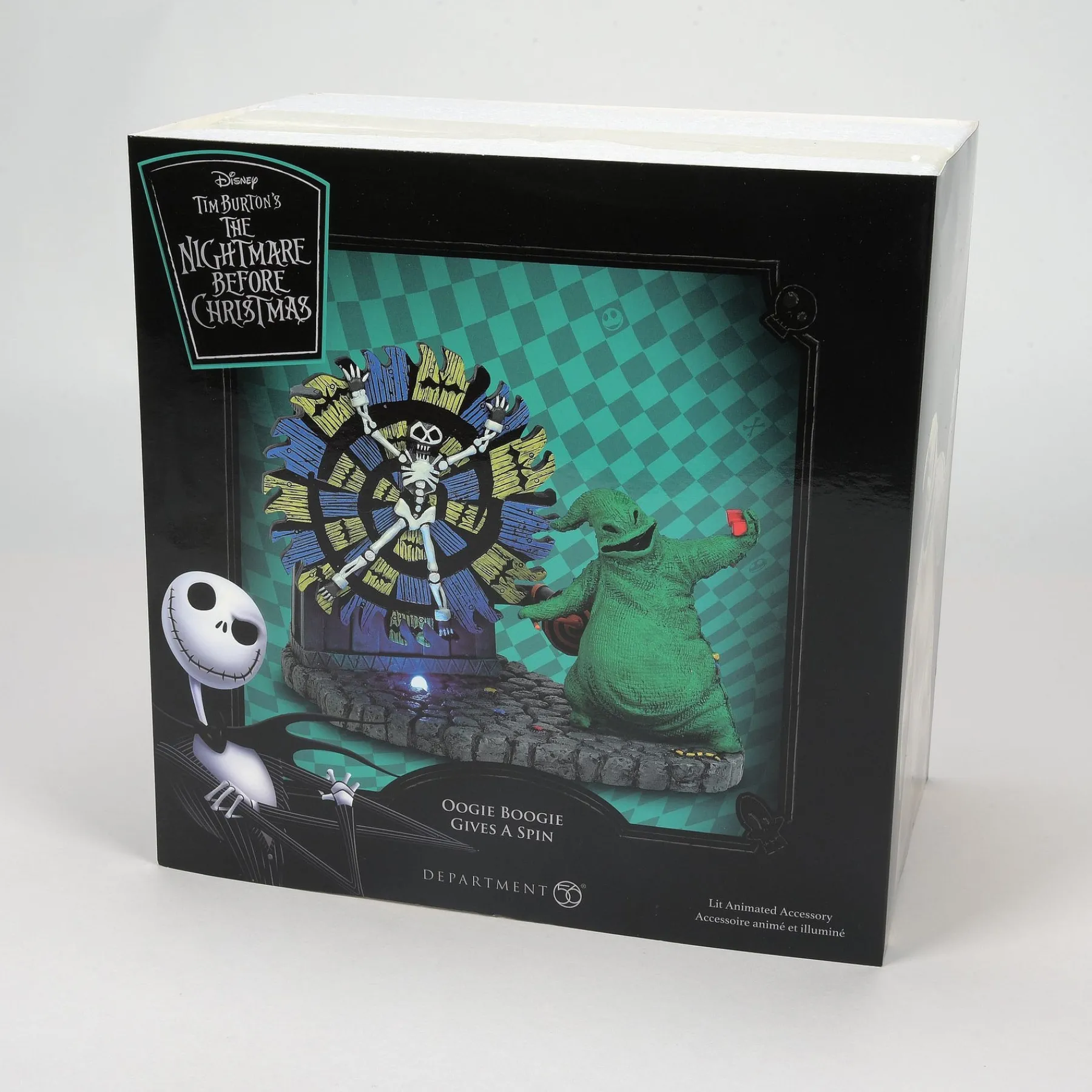Department 56 The Nightmare Before Christmas® Village|Oogie Boogie Gives a Spin