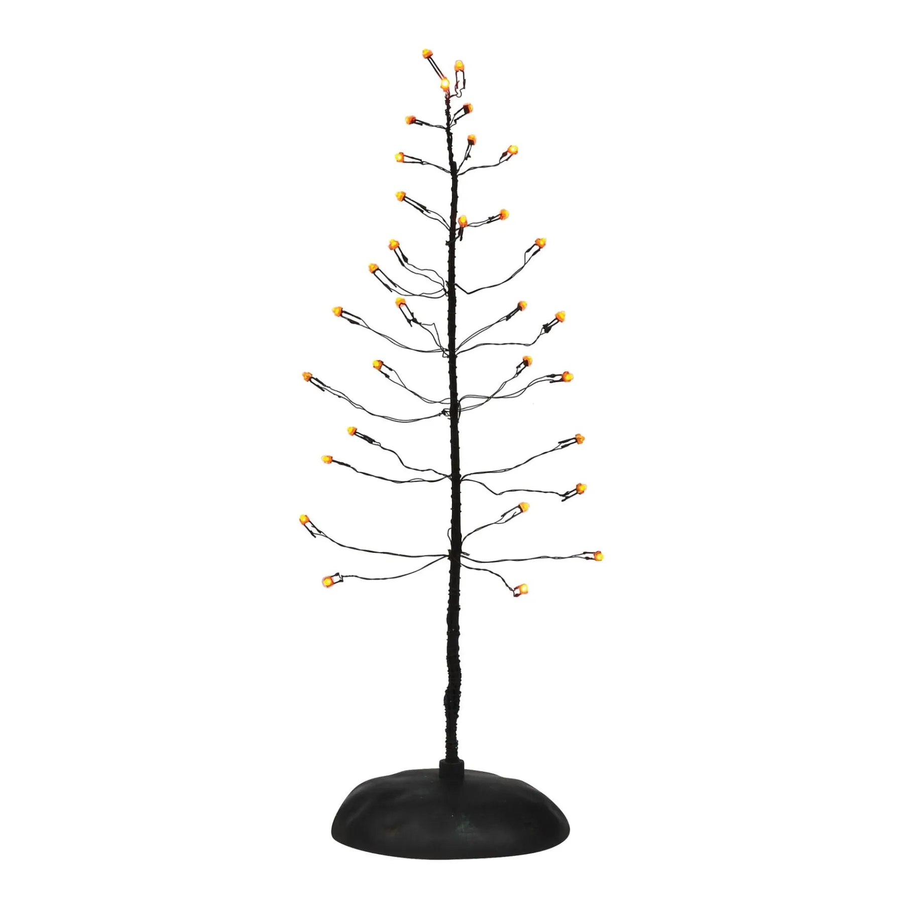 Department 56 Halloween Village Accessories|Orange Twinkle Bright Tree