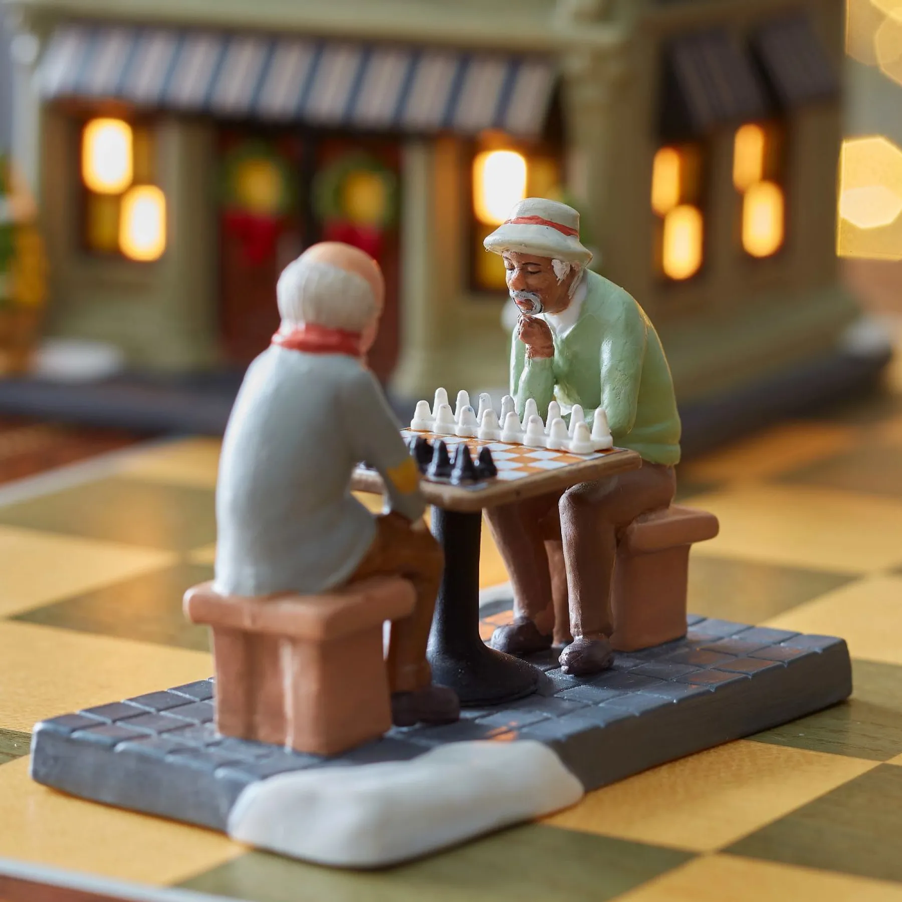 Department 56 Christmas In The City Series|Perhaps The Queen's Gambit?