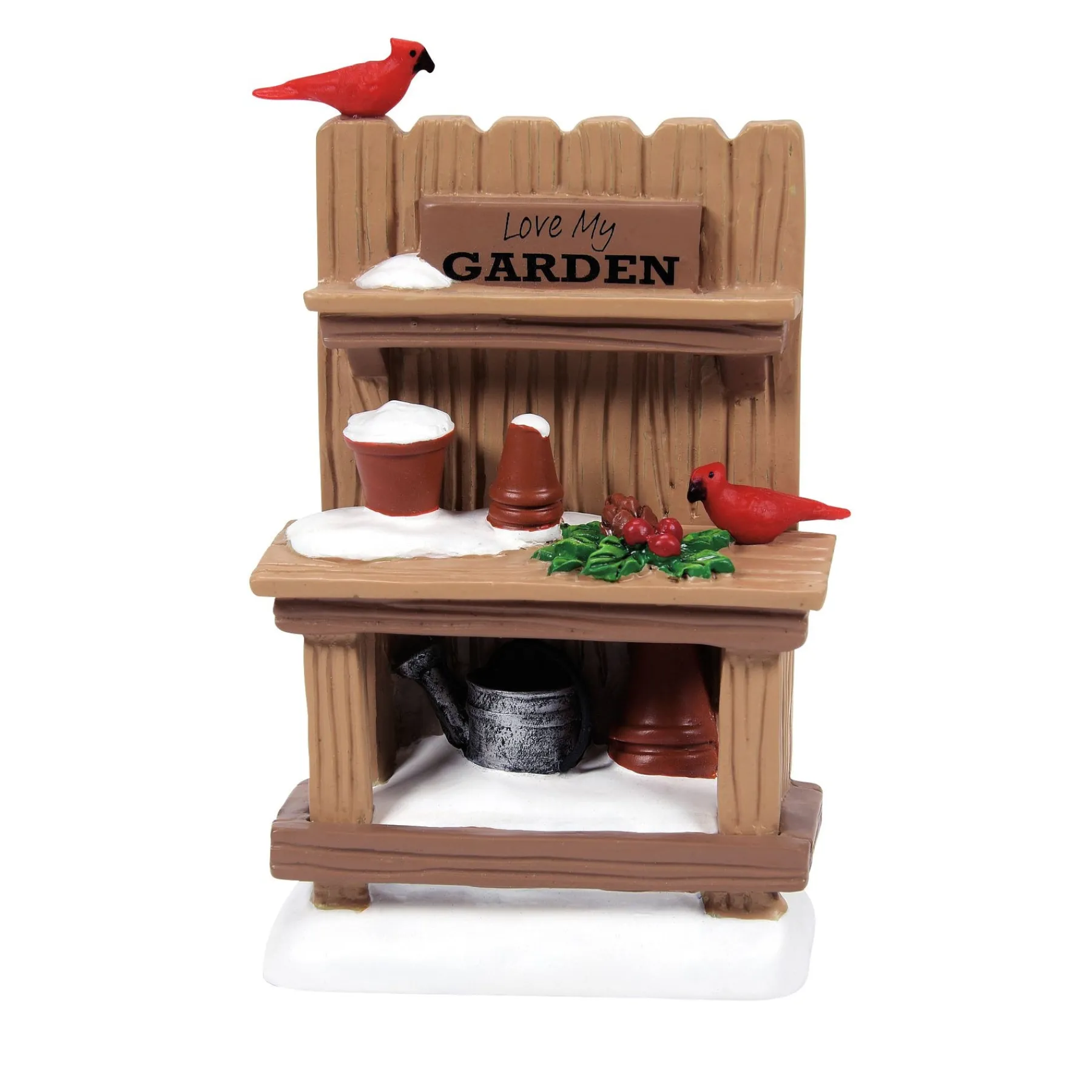 Department 56 Village Accessories|Potter's Bench with Birdies