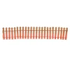 Department 56 Halloween Village Accessories|Pumpkin Orange Glitter Fence