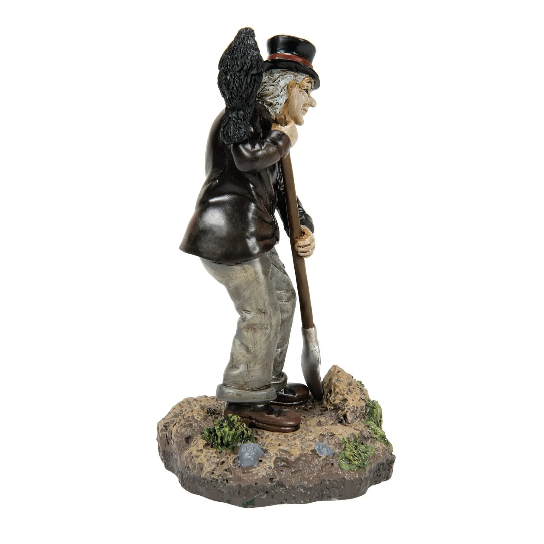 Department 56 Halloween Village Accessories|Quoth the Raven, Dig Some More
