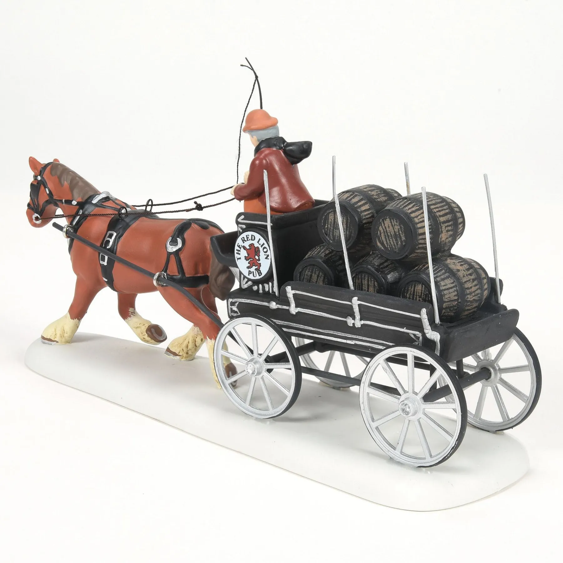 Department 56 Dickens Village Series|Red Lion Pub Beer Wagon