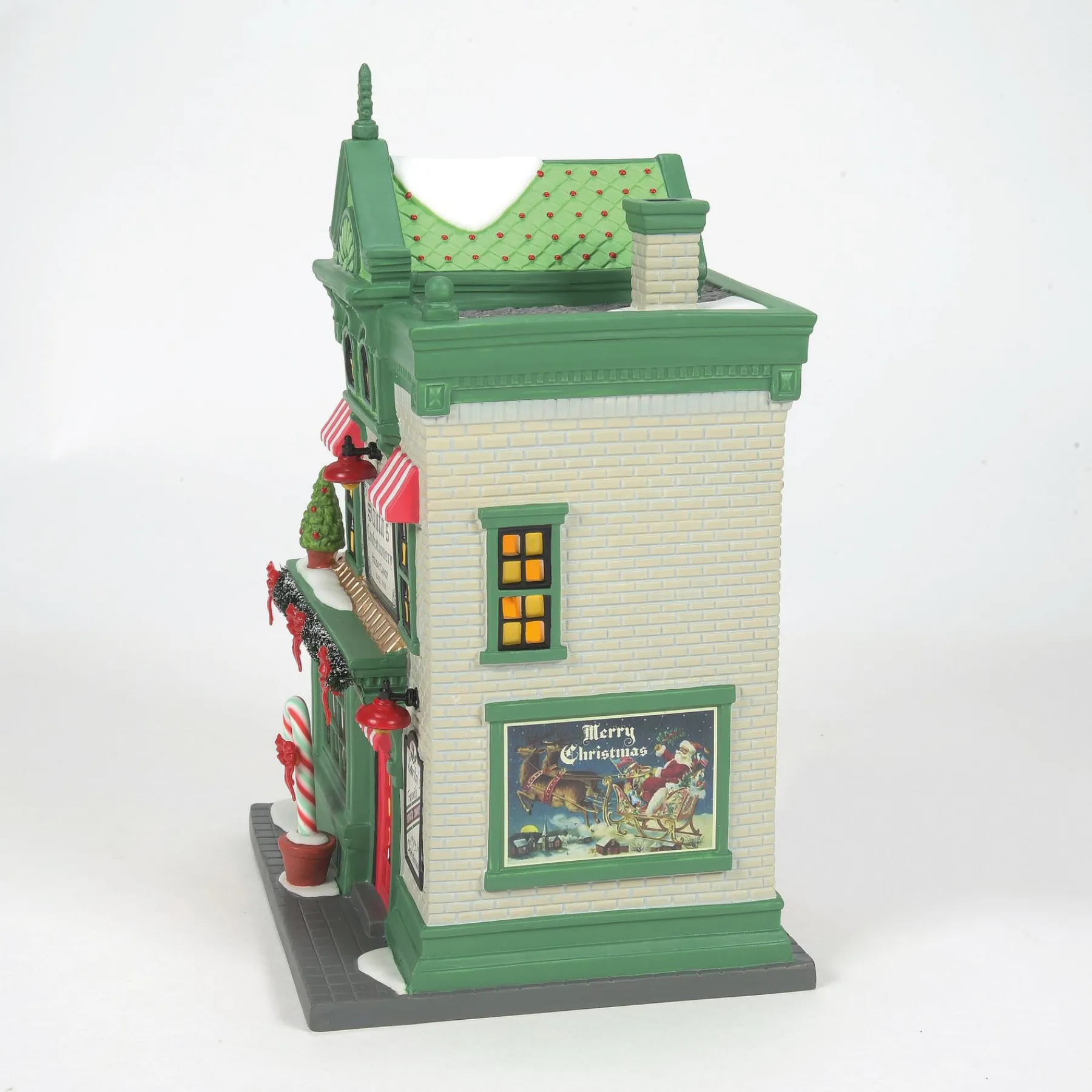 Department 56 Christmas In The City Series|Santa's Corner Confectionery