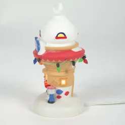 Department 56 North Pole Series|Santa's DQ Cone House