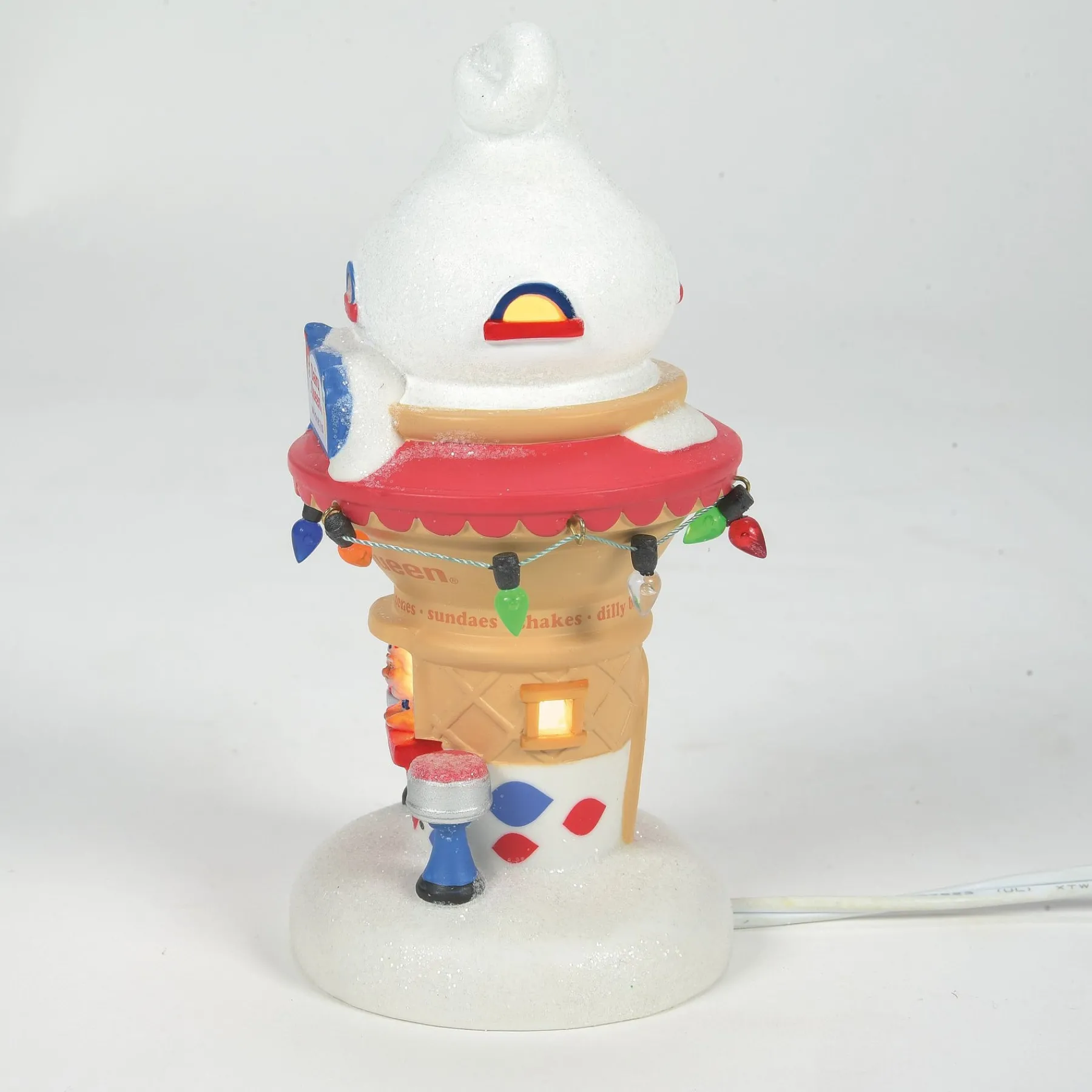 Department 56 North Pole Series|Santa's DQ Cone House