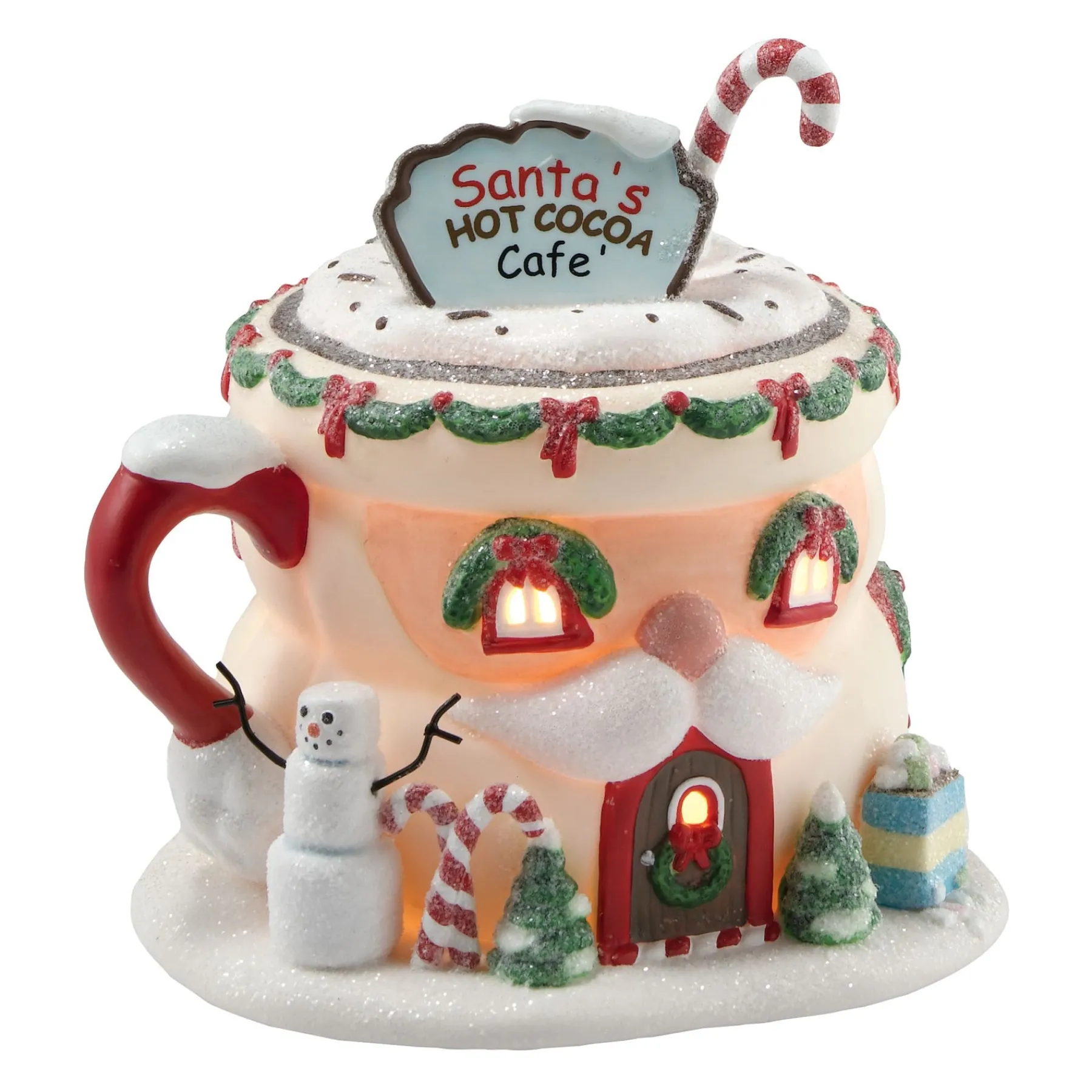 Department 56 North Pole Series|Santa's Hot Cocoa Cafe
