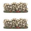 Department 56 Halloween Village Accessories|Scary Skeletons Wall St/2