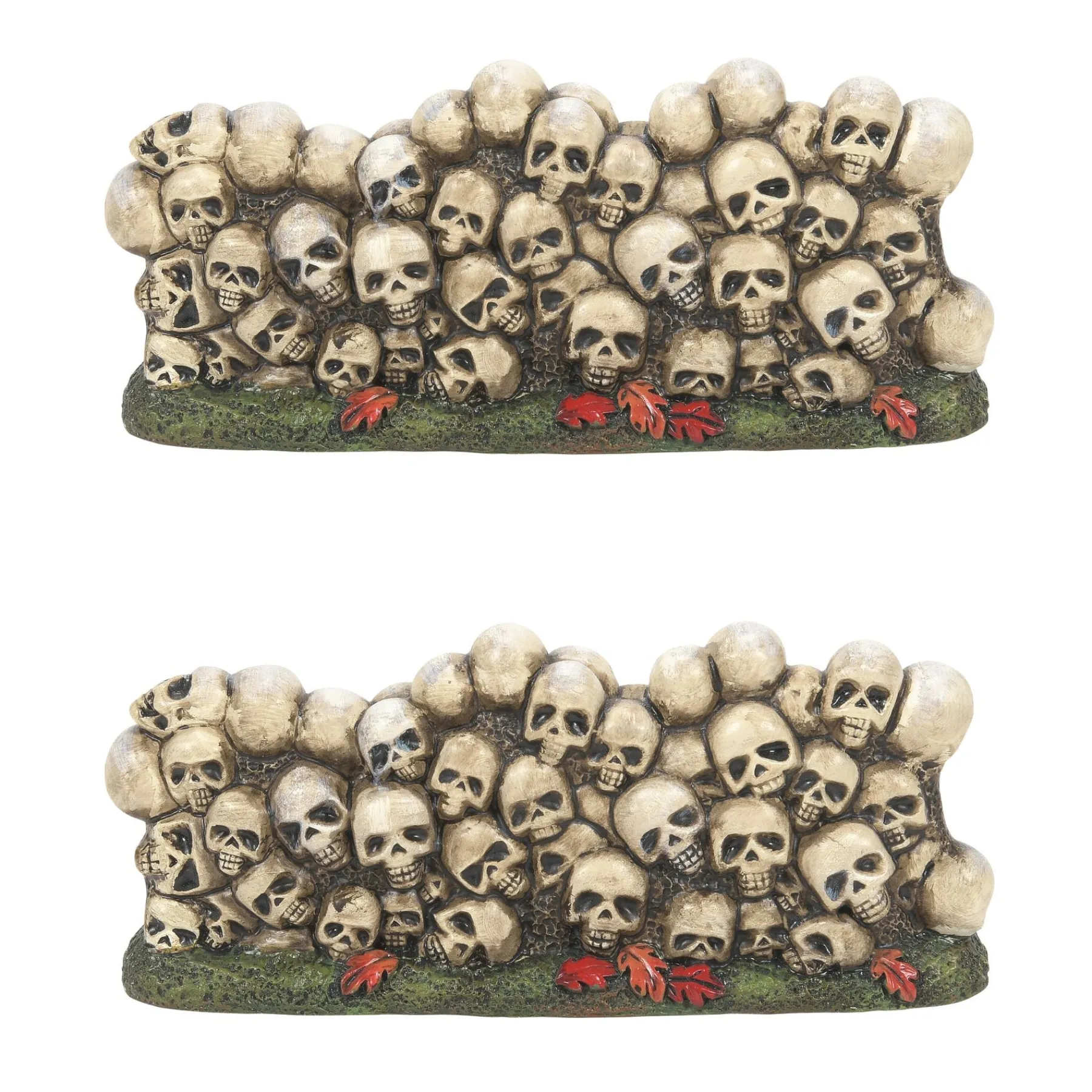 Department 56 Halloween Village Accessories|Scary Skeletons Wall St/2