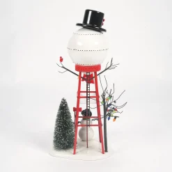 Department 56 Village Accessories|Snowman Watertower