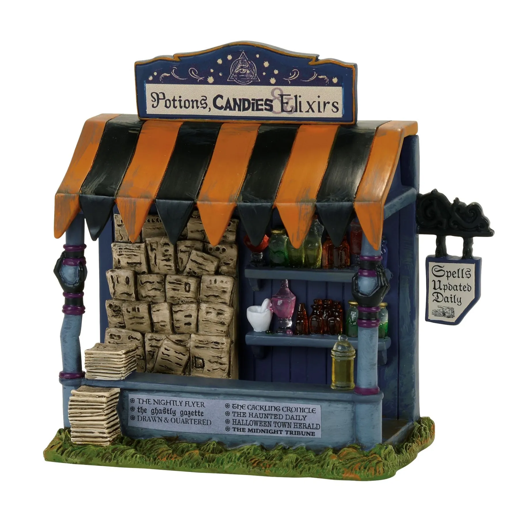 Department 56 Halloween Village Accessories|Spells & Potions Kiosk