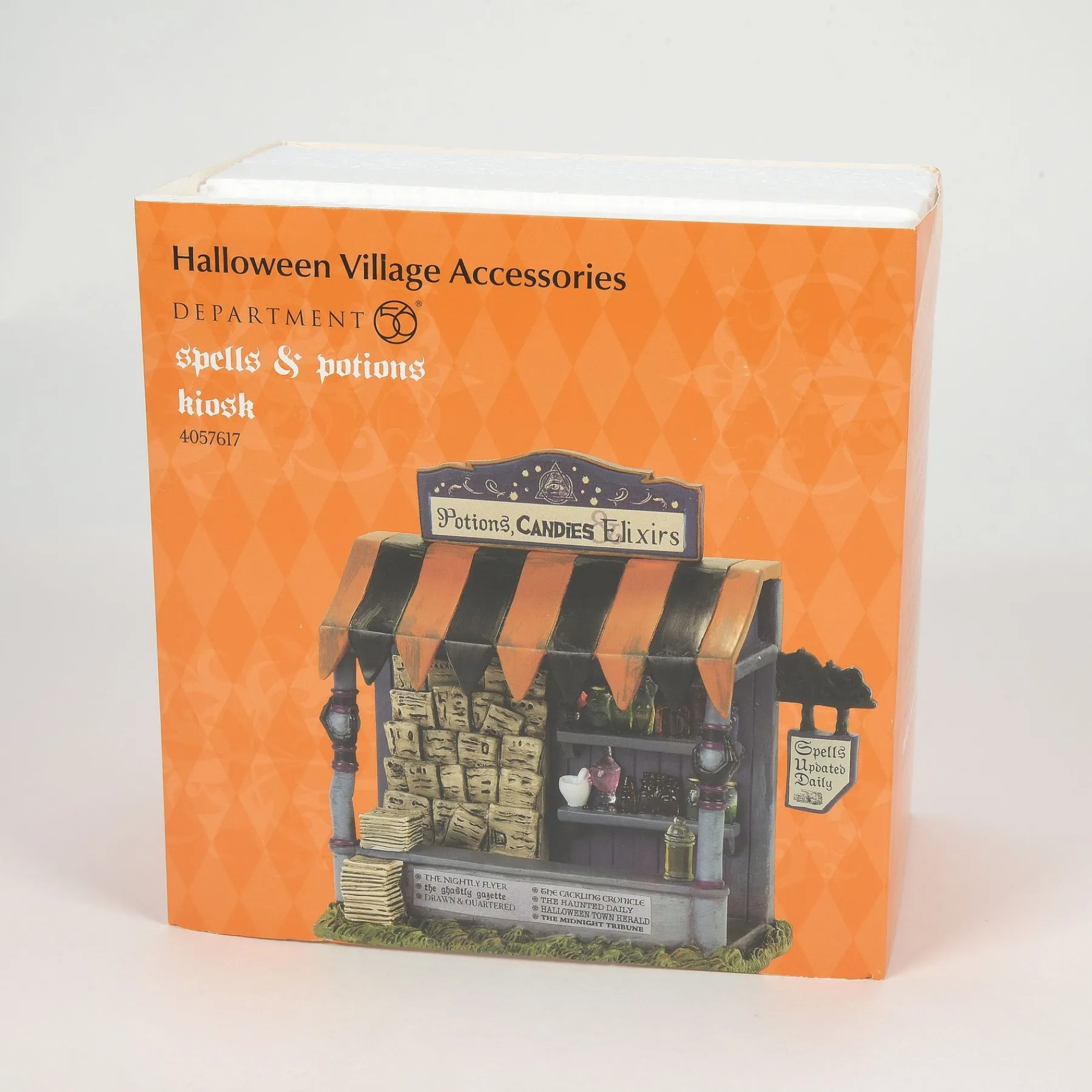 Department 56 Halloween Village Accessories|Spells & Potions Kiosk