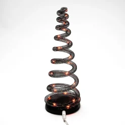 Department 56 Halloween Village Accessories|Spiralight LED Tree Orange