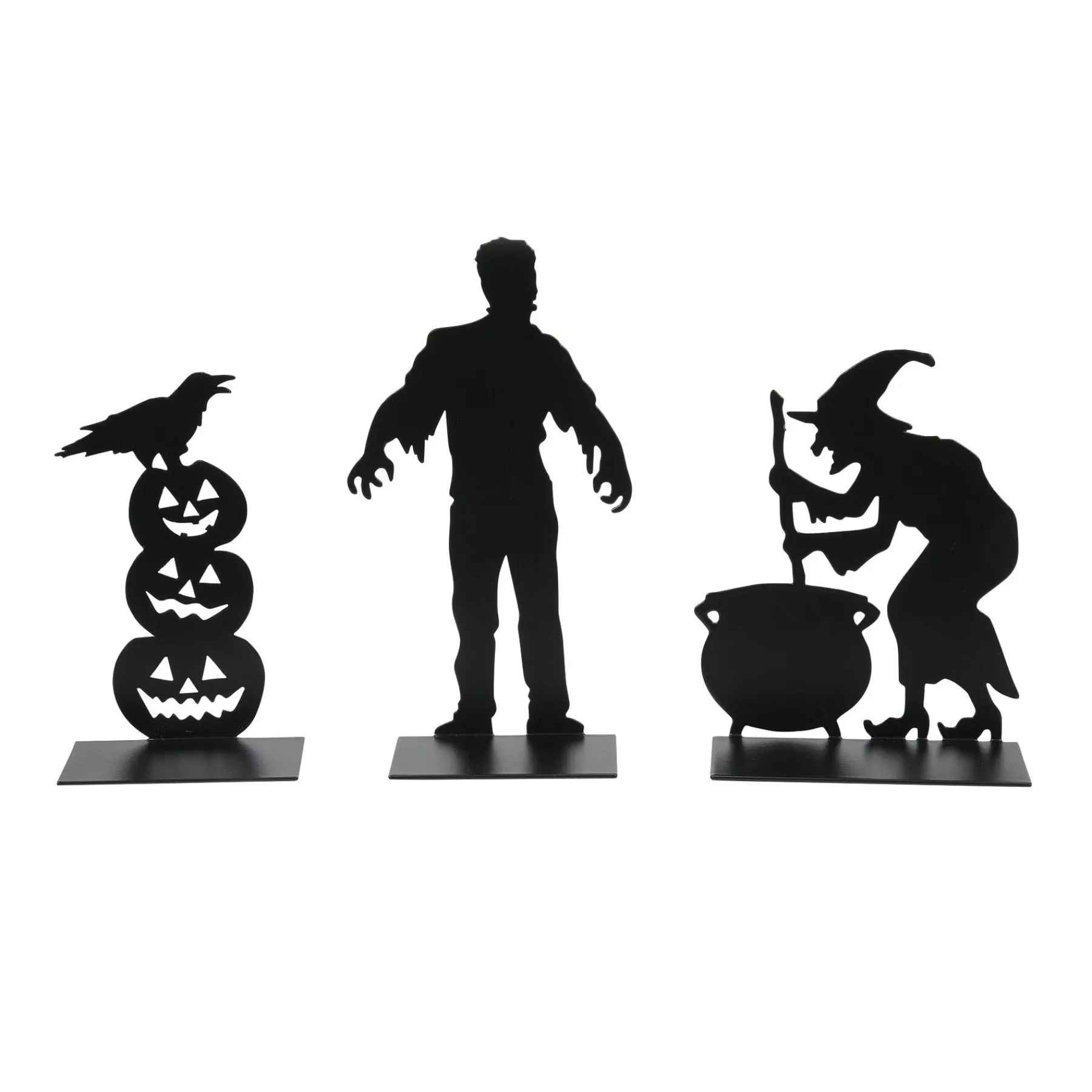 Department 56 Halloween Village Accessories|Spooky Silhouettes St/3