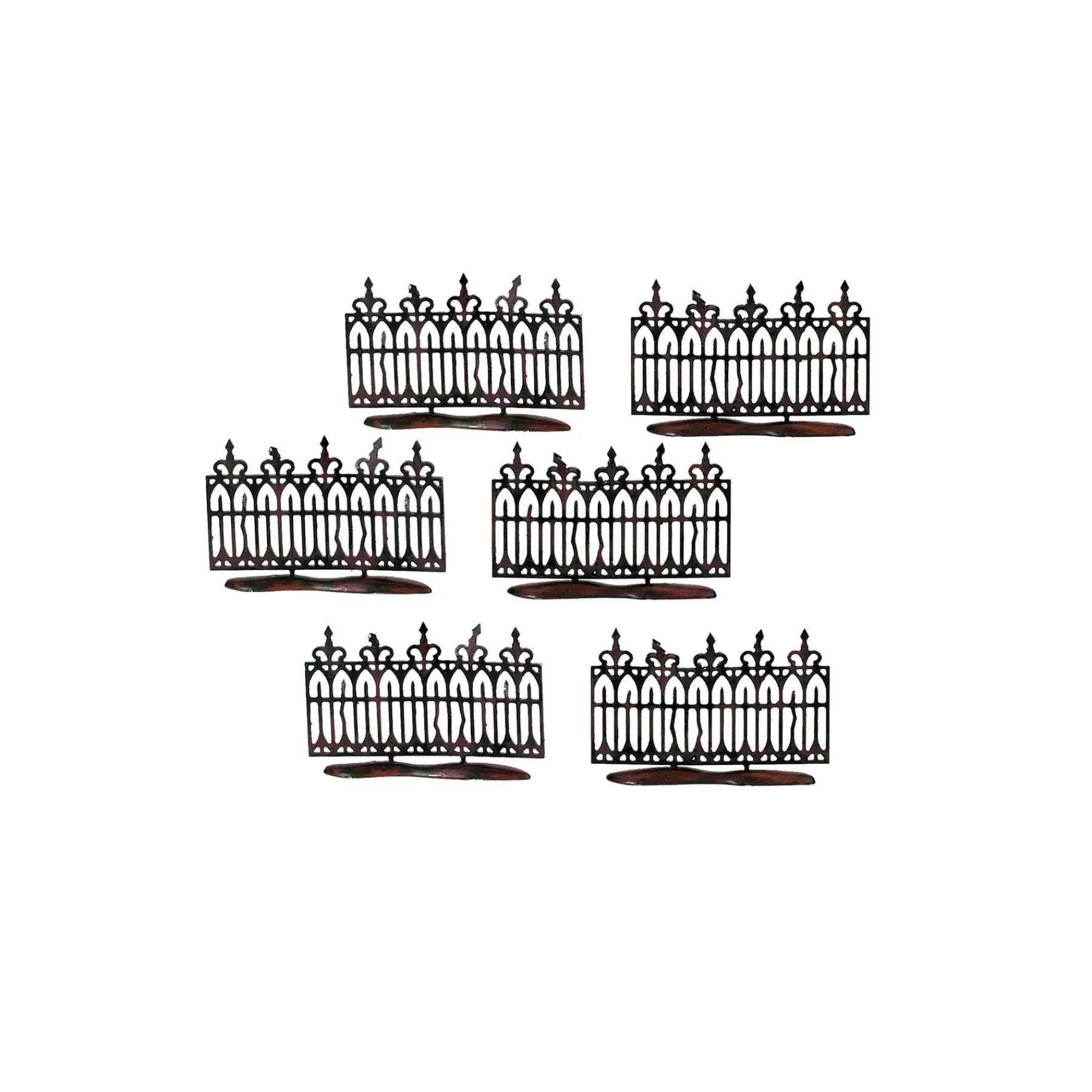 Department 56 Halloween Village Accessories|Spooky Wrought Iron Fence