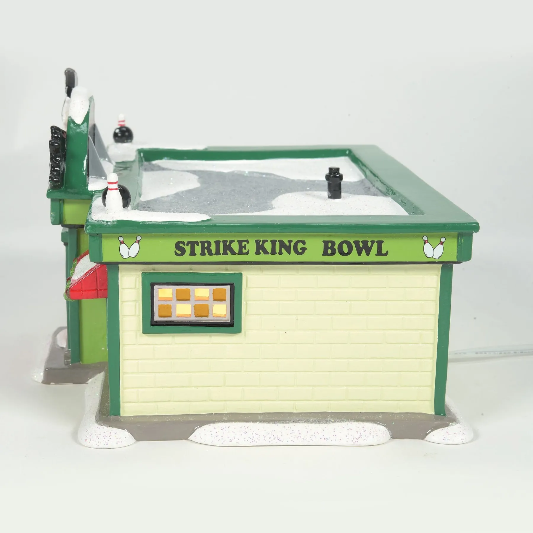 Department 56 Peanuts® Village|Strike King Bowling Alley