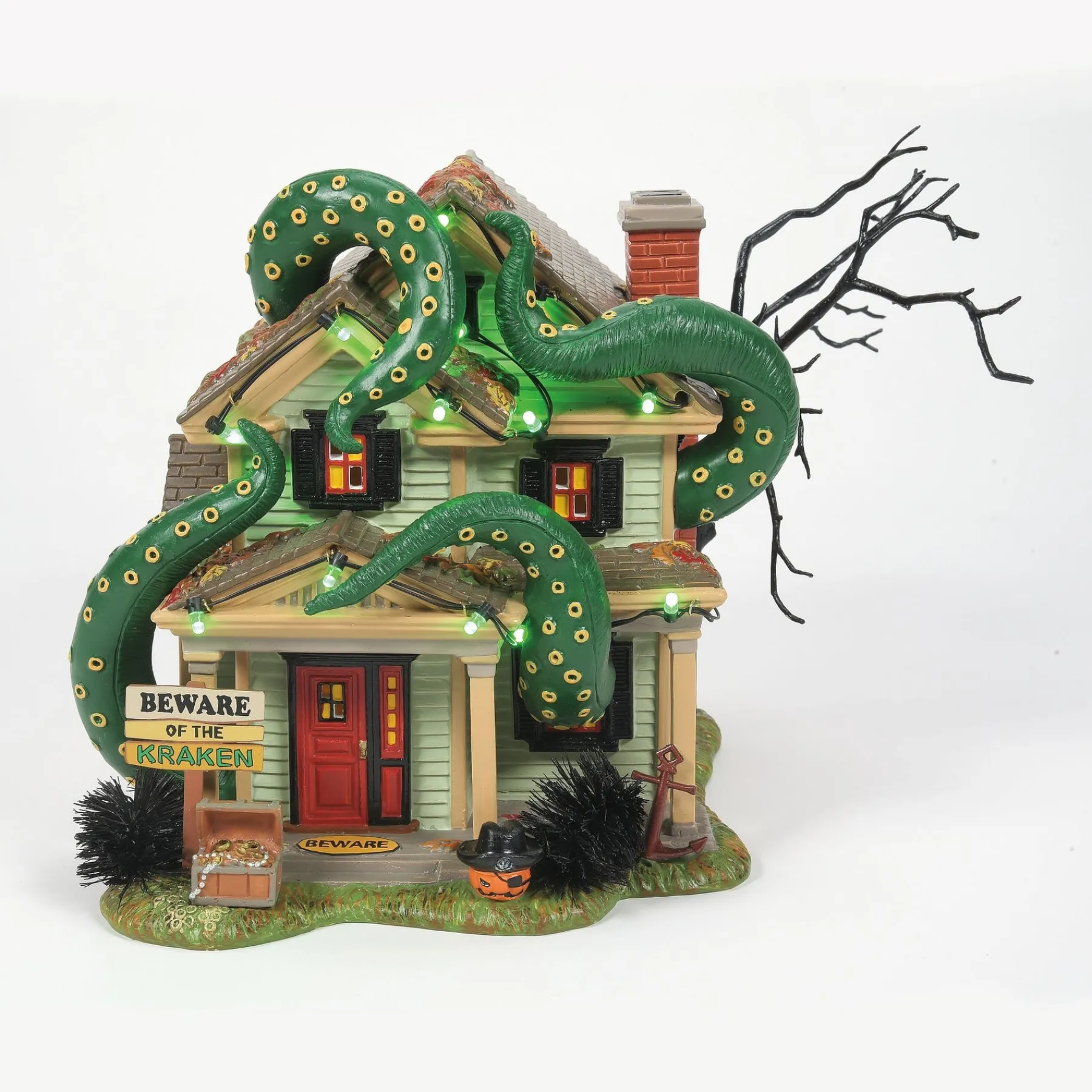 Department 56 Snow Village Halloween|The Kraken House