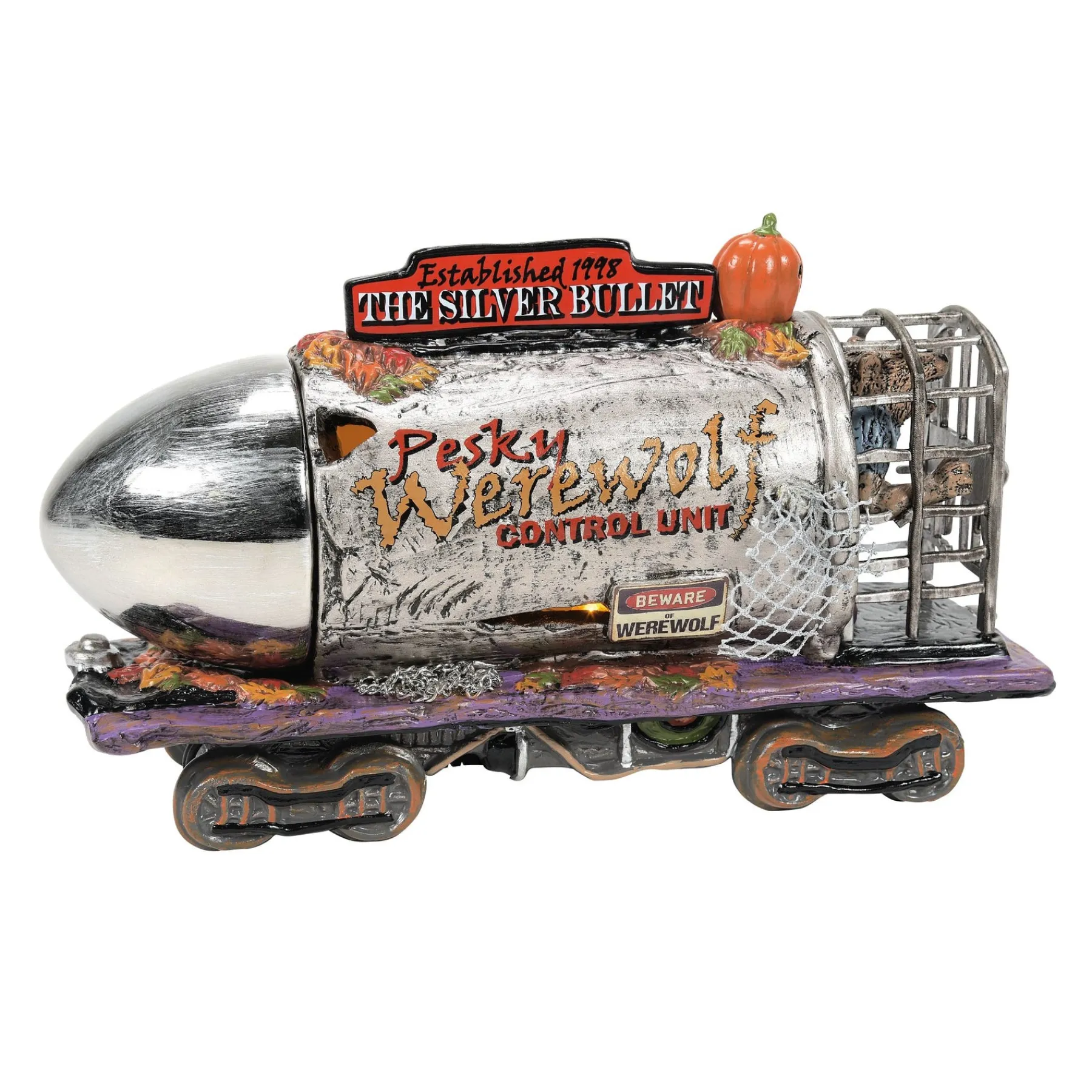 Department 56 Snow Village Halloween|The Silver Bullet, 25th Anniv