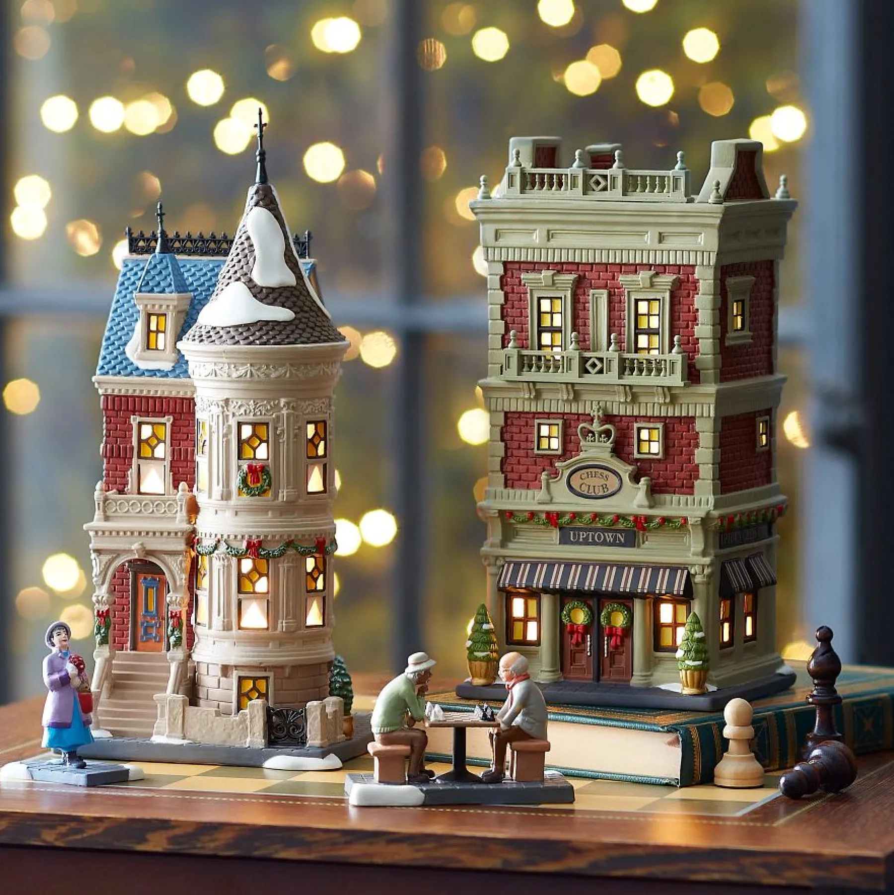 Department 56 Christmas In The City Series|Uptown Chess Club