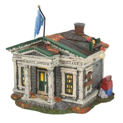 Department 56 Snow Village Halloween|Village Ghost Office
