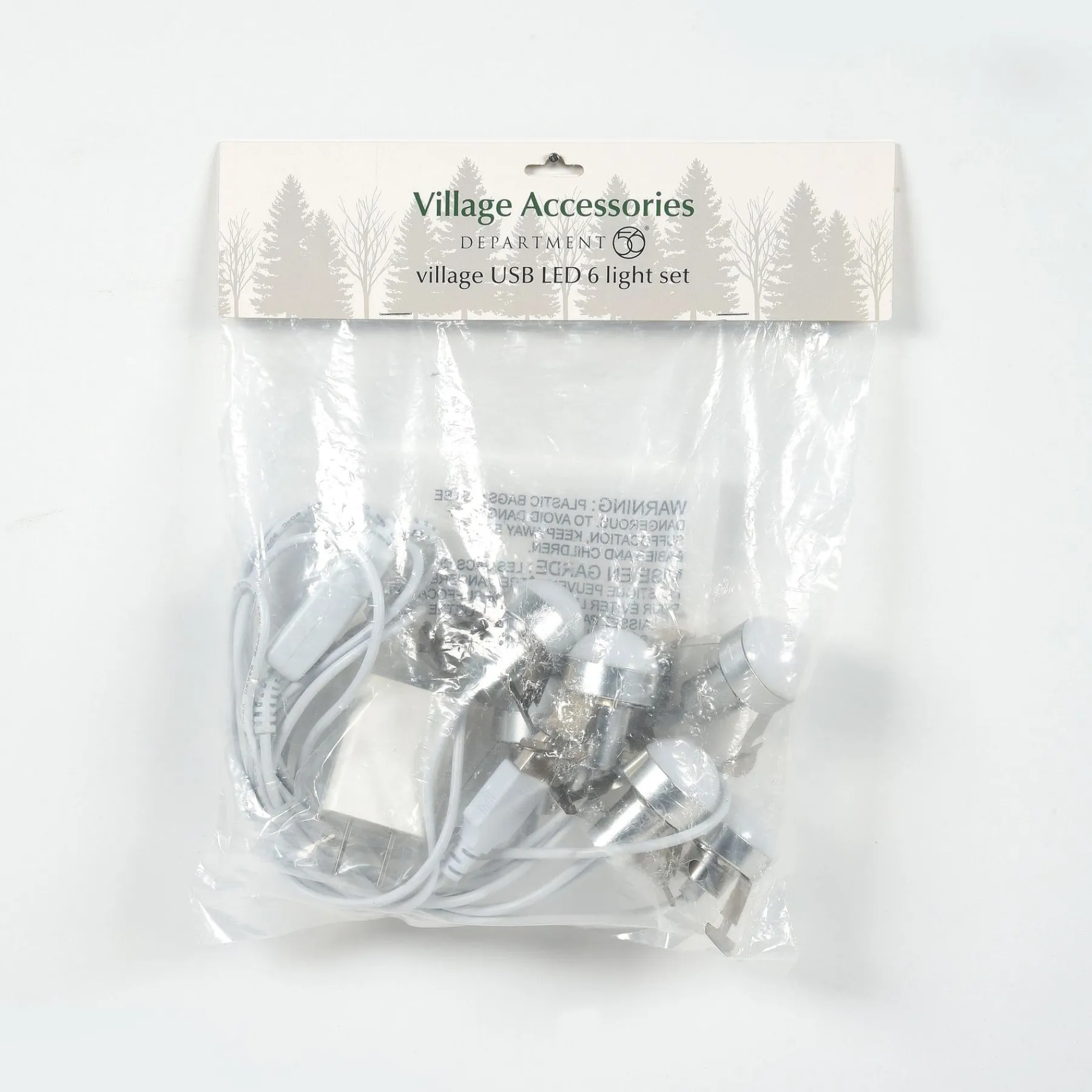 Department 56 Village Accessories|Village USB LED 6 Light Set